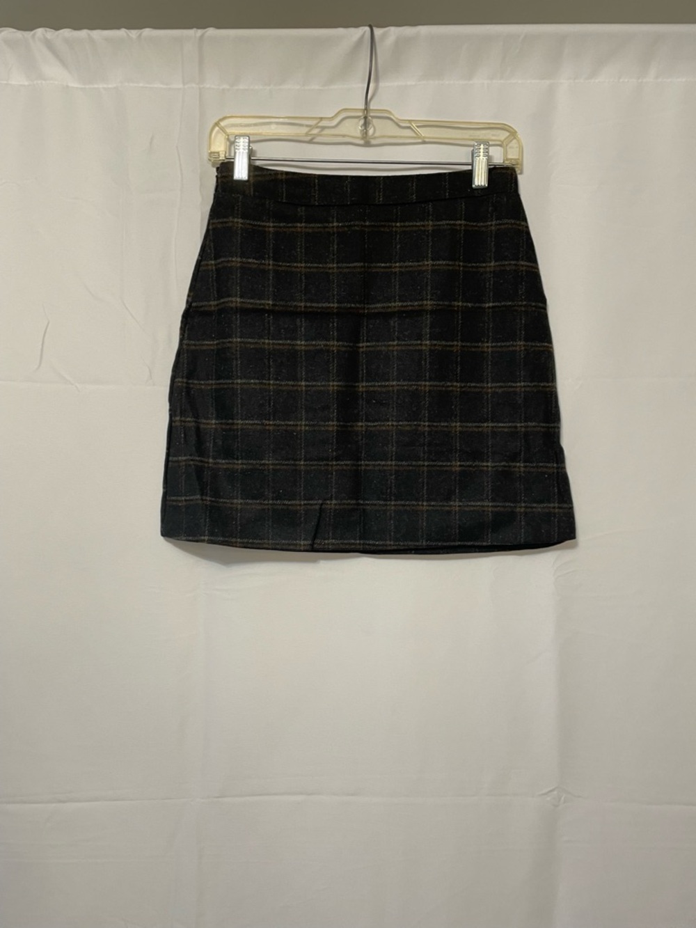 No Brand Name Plaid Mini Skirt Grey Women’s Small